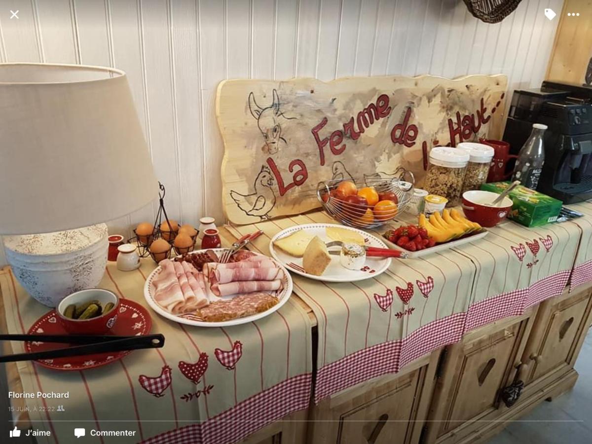 La Ferme De La-Haut B&B Le Haut-du-Them 외부 사진